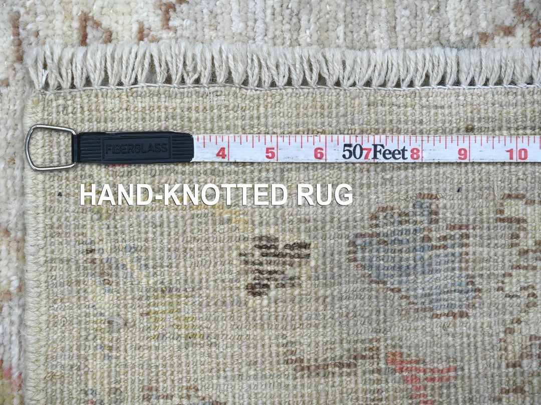 3'1" x 4'11" New Hand Knotted Grey Wool Rectangle Oriental Rug - MOA10222932
