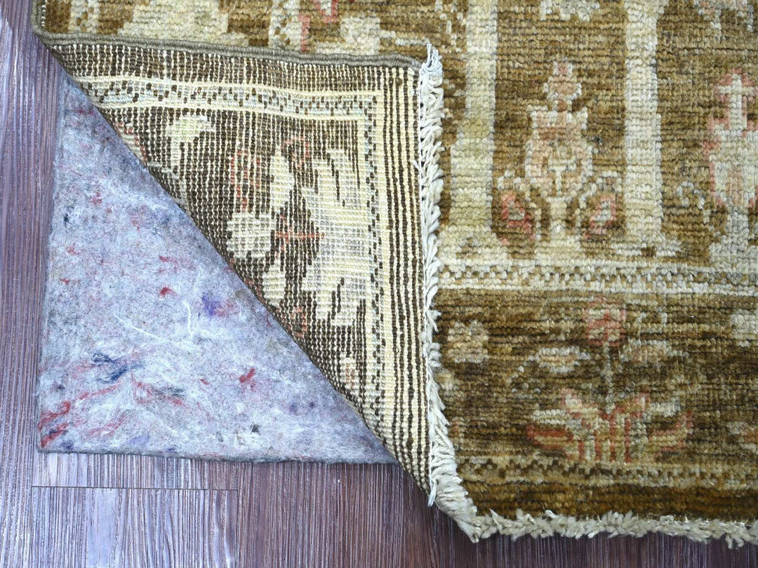 3'0" x 4'10" New Hand Knotted Brown Wool Rectangle Oriental Rug - MOA10222934