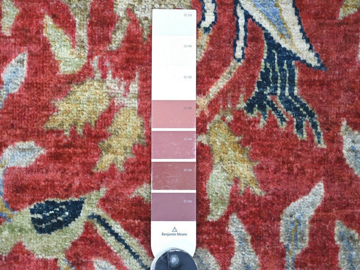 2'7" x 8'0" New Hand Knotted Red Wool Runner Oriental Rug - MOA10222954