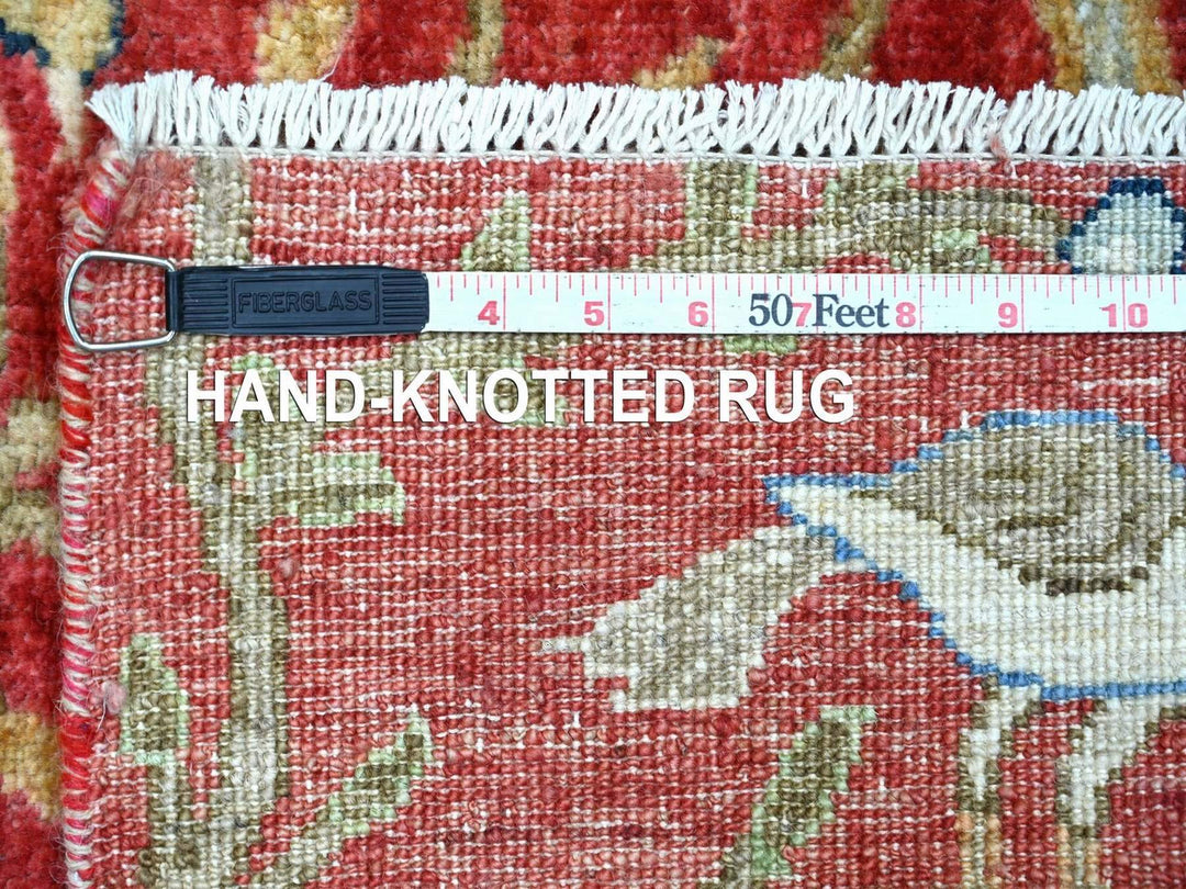 2'7" x 8'0" New Hand Knotted Red Wool Runner Oriental Rug - MOA10222954