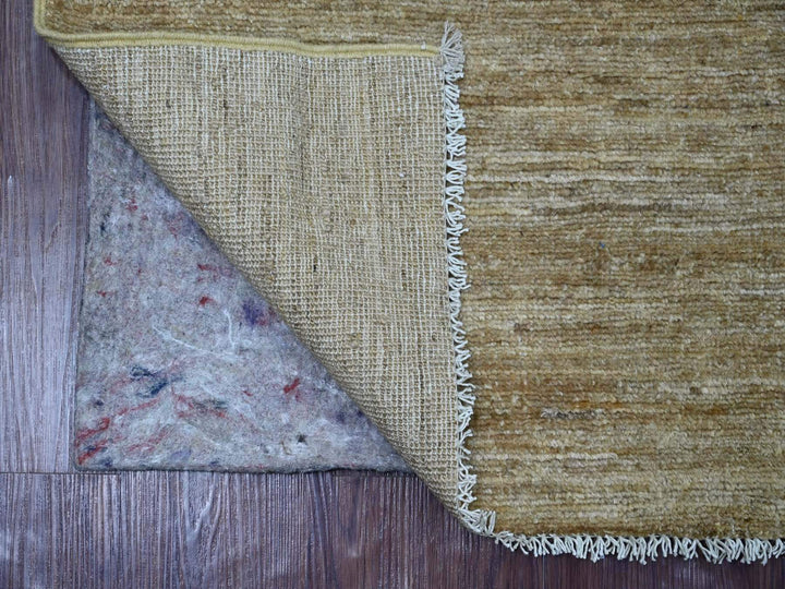 2'6" x 8'0" New Hand Knotted Brown Wool Runner Oriental Rug - MOA10222958