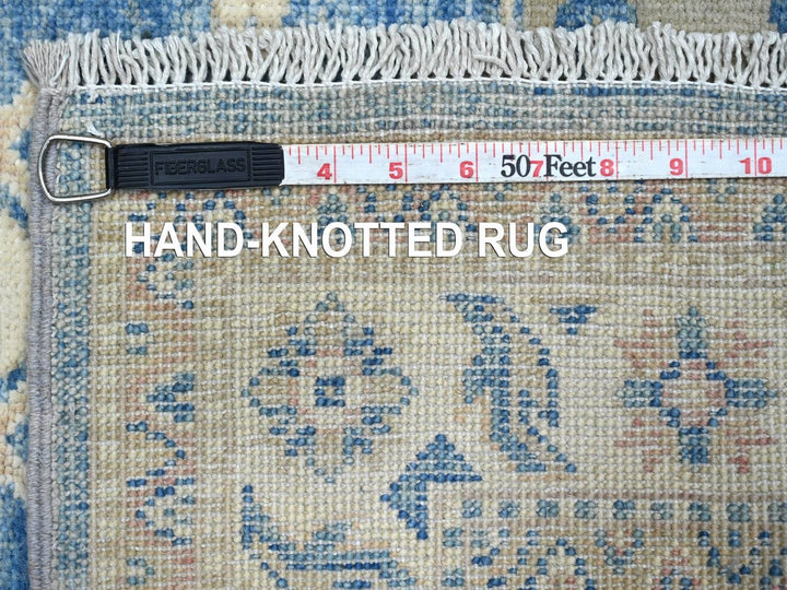 3'4" x 4'6" New Hand Knotted Blue Wool Rectangle Oriental Rug - MOA10222970