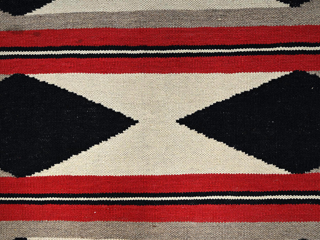 8'2" x 9'11" New Hand Woven Brown Wool Rectangle Oriental Rug - MOA1022318