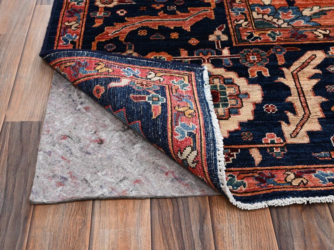 10'4" x 13'9" New Hand Knotted Red Wool Rectangle Oriental Rug - MOA1022353
