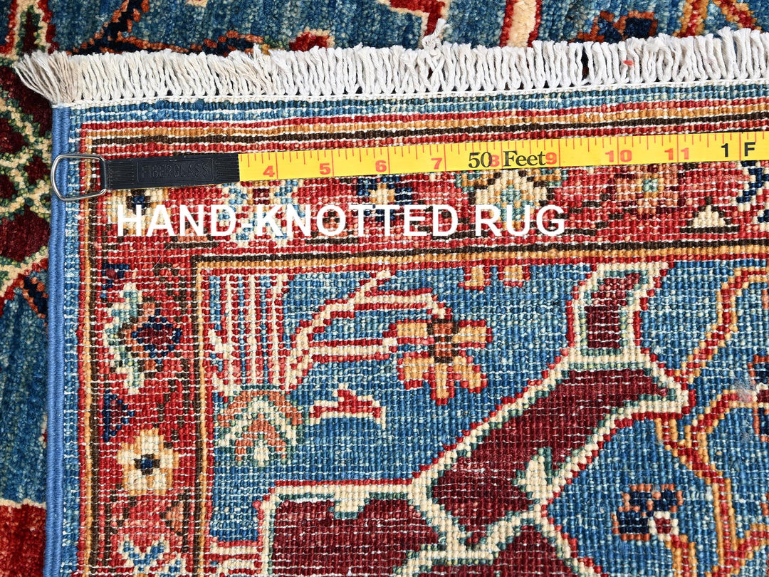 3'0" x 4'10" New Hand Knotted Blue Wool Rectangle Oriental Rug - MOA1022379