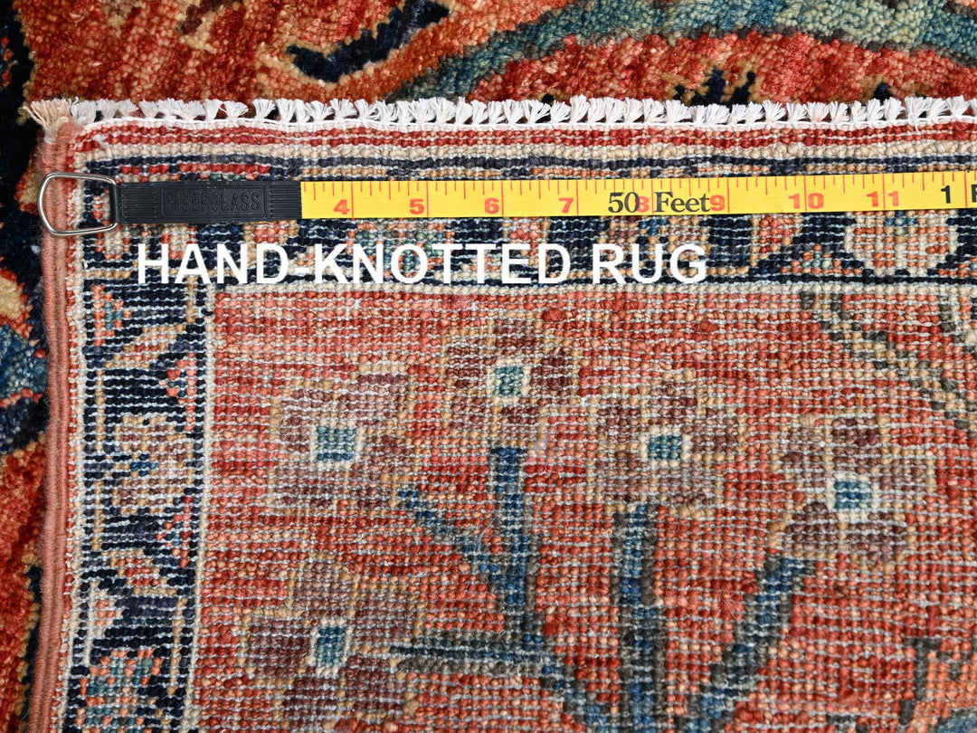 2'1" x 3'1" New Hand Knotted Red Wool Rectangle Oriental Rug - MOA1022381