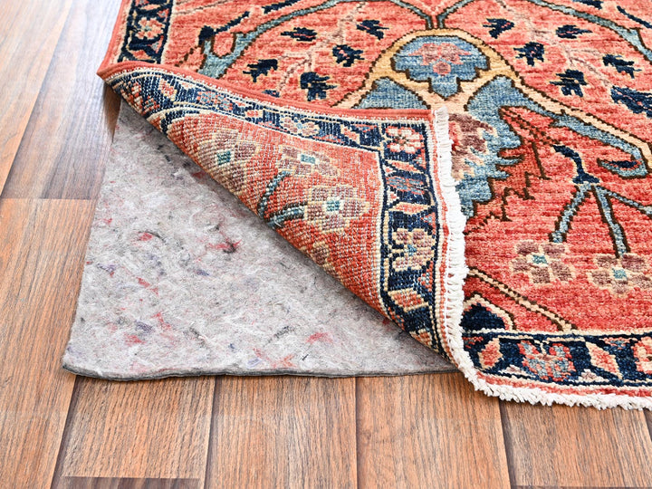 2'2" x 3'0" New Hand Knotted Red Wool Rectangle Oriental Rug - MOA1022392