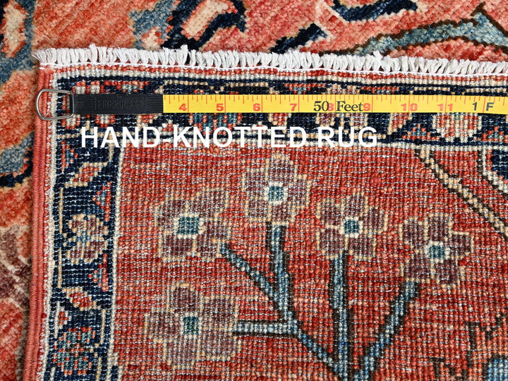 2'2" x 3'0" New Hand Knotted Red Wool Rectangle Oriental Rug - MOA1022392