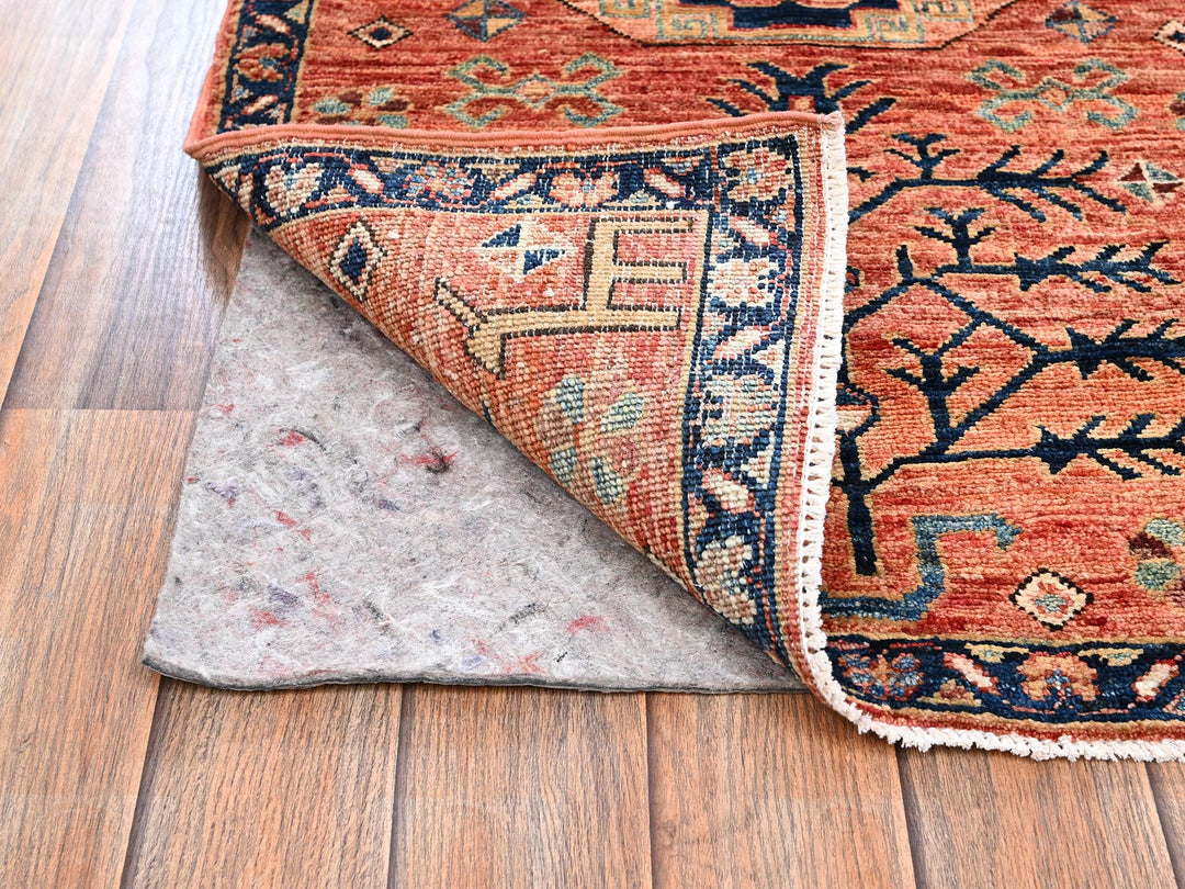 2'2" x 3'0" New Hand Knotted Red Wool Rectangle Oriental Rug - MOA1022393