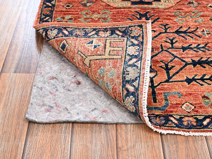 2'2" x 3'0" New Hand Knotted Red Wool Rectangle Oriental Rug - MOA1022393