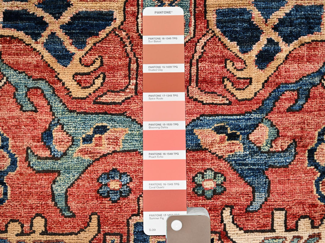 2'0" x 3'0" New Hand Knotted Red Wool Rectangle Oriental Rug - MOA1022397