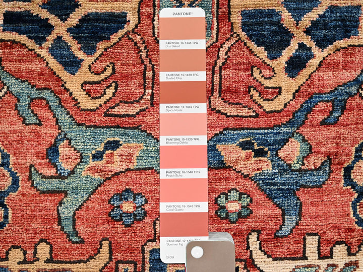2'0" x 3'0" New Hand Knotted Red Wool Rectangle Oriental Rug - MOA1022397