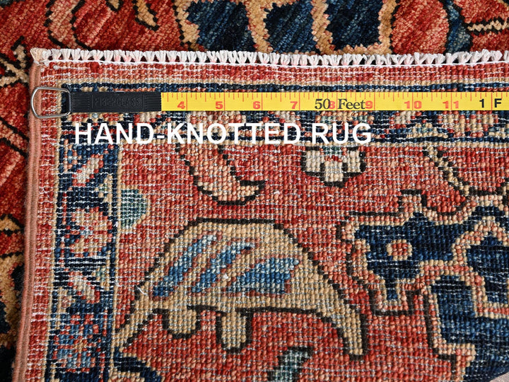 2'0" x 3'0" New Hand Knotted Red Wool Rectangle Oriental Rug - MOA1022397