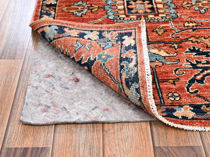 2'1" x 3'0" New Hand Knotted Red Wool Rectangle Oriental Rug - MOA1022398