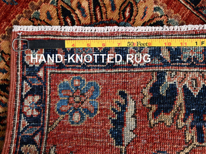 1'11" x 2'11" New Hand Knotted Red Wool Rectangle Oriental Rug - MOA1022399