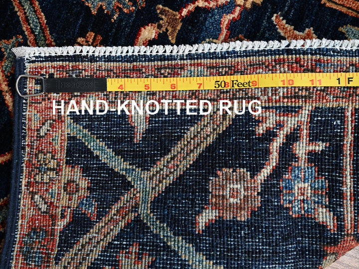 2'1" x 3'0" New Hand Knotted Blue Wool Rectangle Oriental Rug - MOA1022406