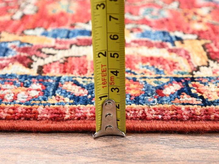 3'0" x 4'11" New Hand Knotted Red Wool Rectangle Oriental Rug - MOA1022418