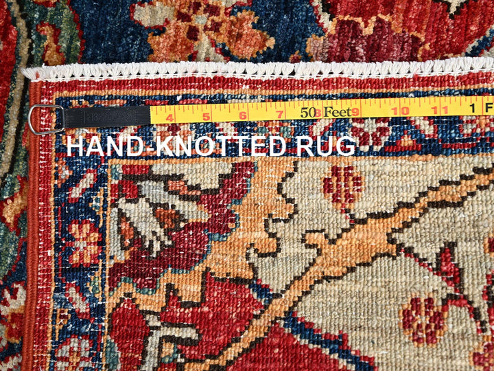 3'0" x 4'11" New Hand Knotted Red Wool Rectangle Oriental Rug - MOA1022418