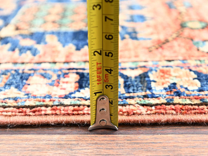 2'9" x 19'4" New Hand Knotted Orange Wool Runner Oriental Rug - MOA1022439