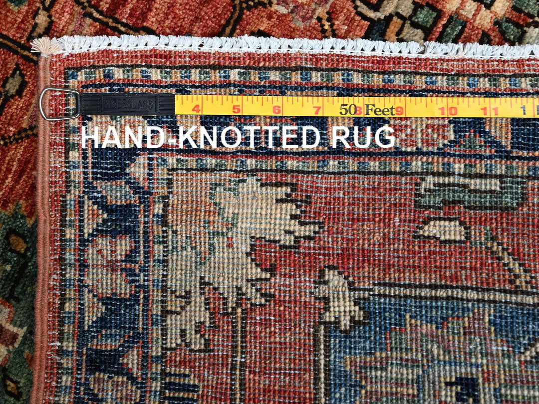 2'9" x 19'4" New Hand Knotted Orange Wool Runner Oriental Rug - MOA1022439
