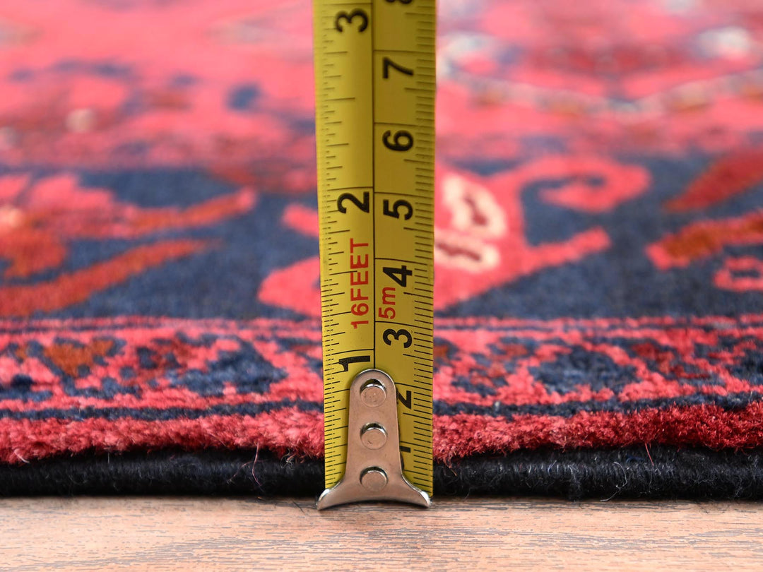 3'4" x 4'9" New Hand Knotted Red Wool Rectangle Oriental Rug - MOA1022442