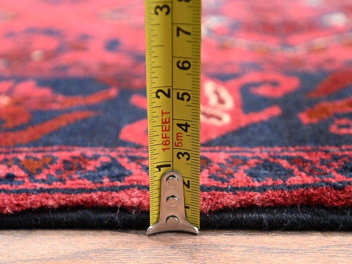 3'4" x 4'9" New Hand Knotted Red Wool Rectangle Oriental Rug - MOA1022442