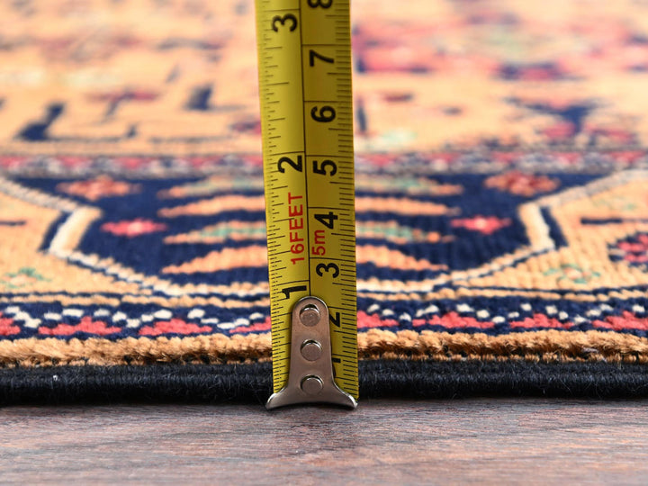 3'3" x 6'2" New Hand Knotted Brown Wool Runner Oriental Rug - MOA1022453