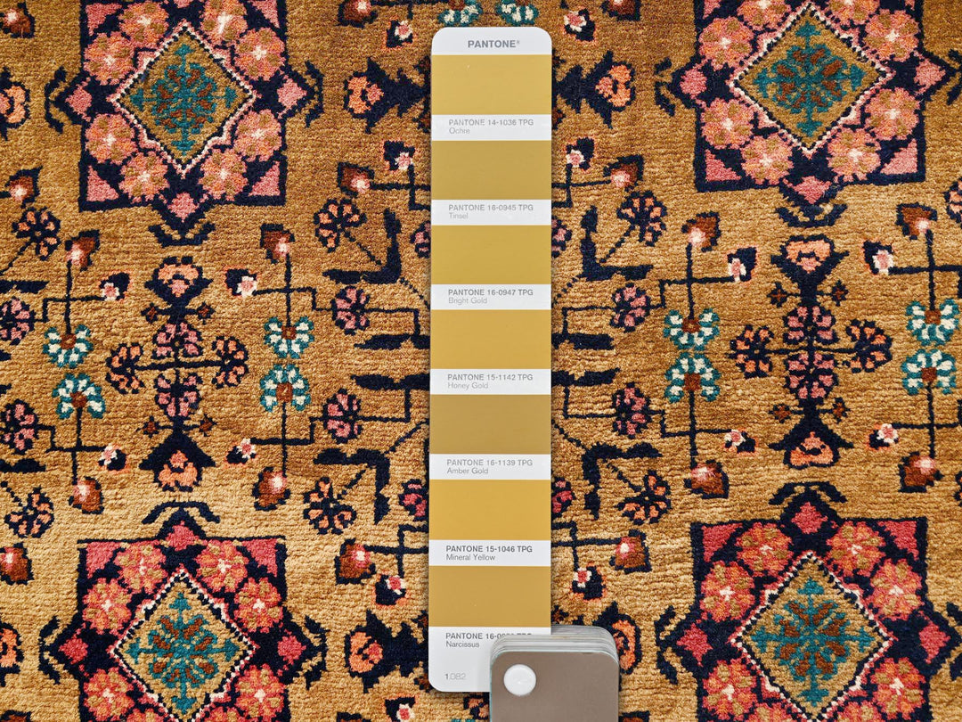 3'4" x 5'1" New Hand Knotted Brown Wool Rectangle Oriental Rug - MOA1022454