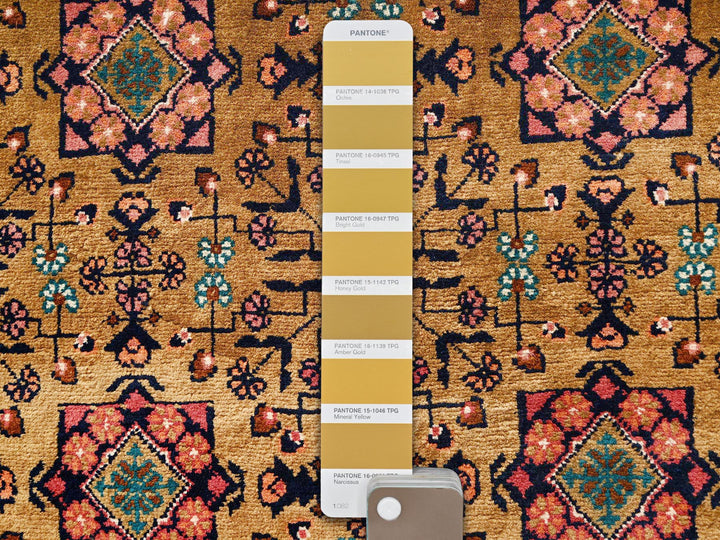 3'4" x 5'1" New Hand Knotted Brown Wool Rectangle Oriental Rug - MOA1022454
