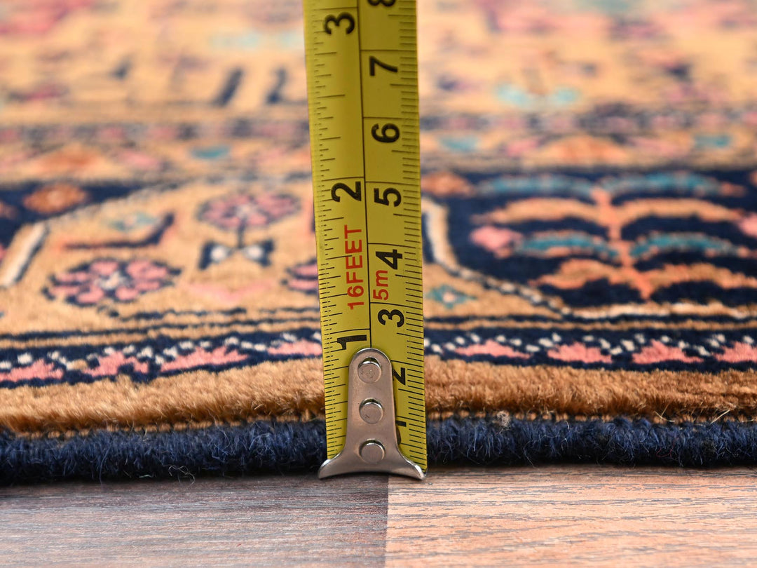 3'4" x 5'1" New Hand Knotted Brown Wool Rectangle Oriental Rug - MOA1022454