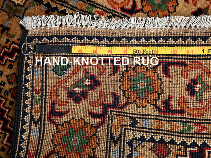 2'2" x 5'2" New Hand Knotted Beige Wool Runner Oriental Rug - MOA1022460