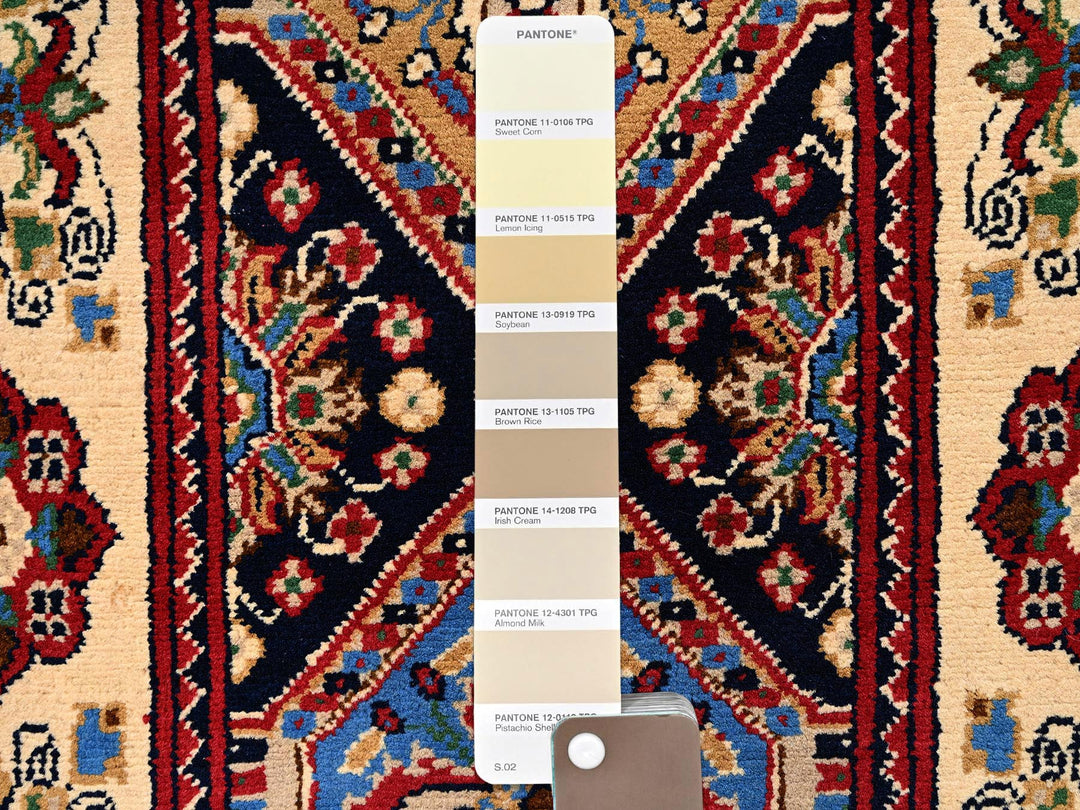 2'2" x 5'4" New Hand Knotted Blue Wool Runner Oriental Rug - MOA1022468