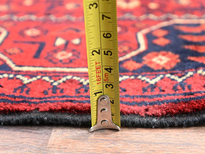 3'0" x 9'6" New Hand Knotted Red Wool Runner Oriental Rug - MOA1022486