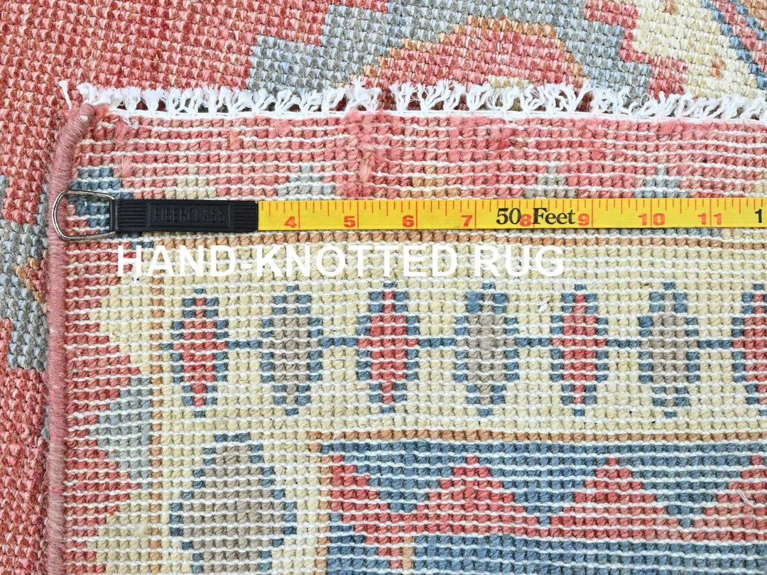 2'9" x 4'9" New Hand Knotted Pink Wool Rectangle Oriental Rug - MOA102249