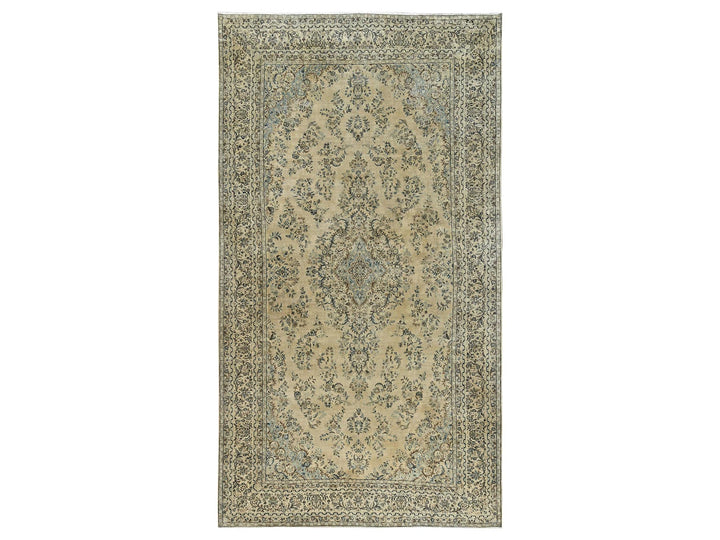 10'0" x 18'5" Vintage Hand Knotted Brown Wool Rectangle Oriental Rug - MOA1022531