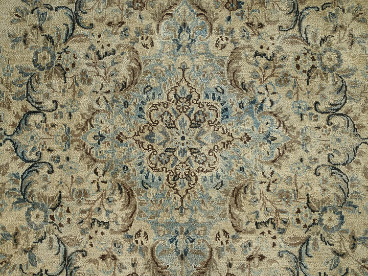 10'0" x 18'5" Vintage Hand Knotted Brown Wool Rectangle Oriental Rug - MOA1022531