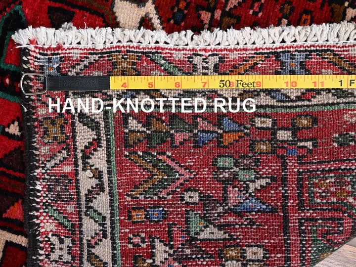 2'4" x 12'5" New Hand Knotted Red Wool Runner Oriental Rug - MOA1022580