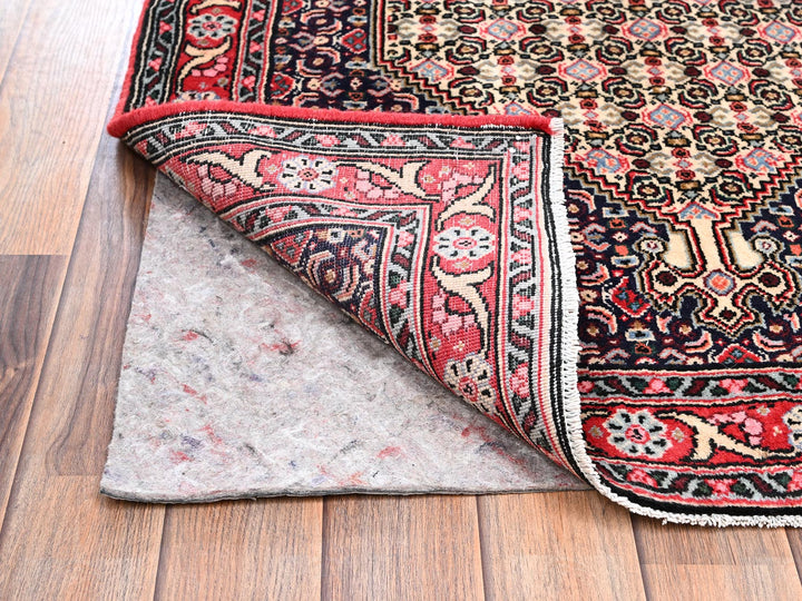 3'1" x 8'5" New Hand Knotted Blue Wool Runner Oriental Rug - MOA1022583