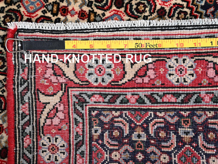 3'1" x 8'5" New Hand Knotted Blue Wool Runner Oriental Rug - MOA1022583