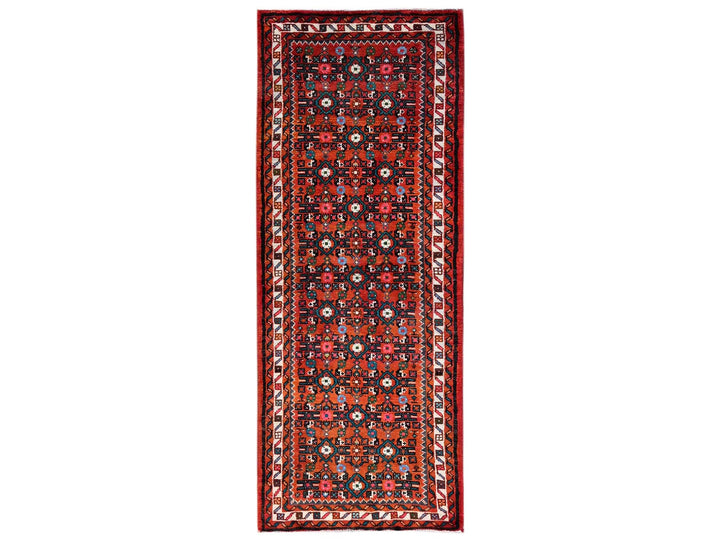 2'5" x 6'5" New Hand Knotted Red Wool Runner Oriental Rug - MOA1022586