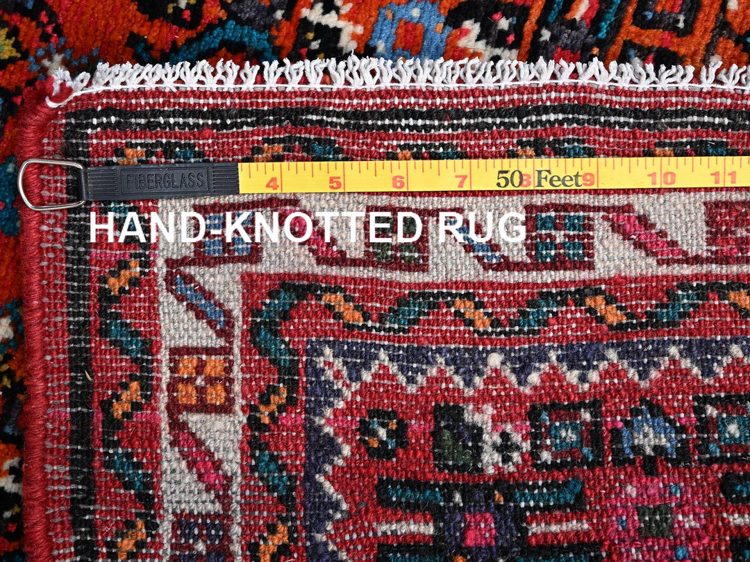 2'5" x 6'5" New Hand Knotted Red Wool Runner Oriental Rug - MOA1022586