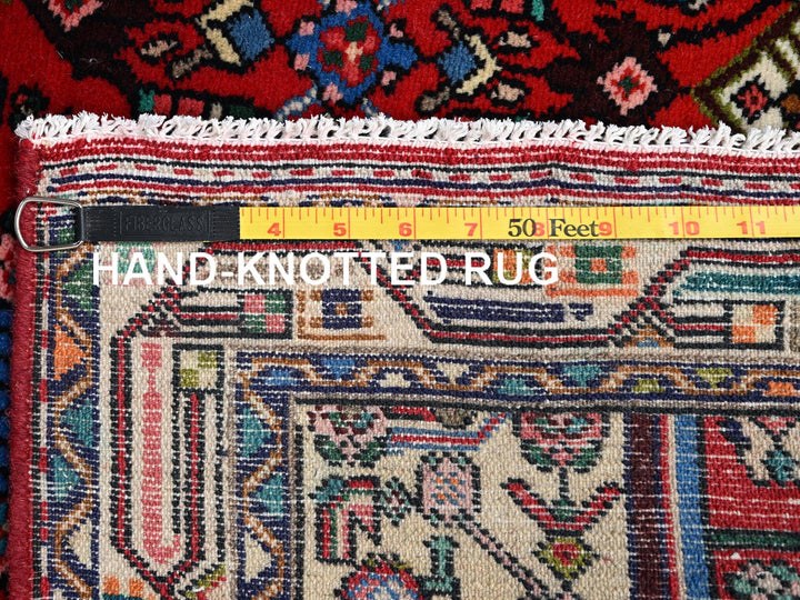2'8" x 5'11" New Hand Knotted Red Wool Runner Oriental Rug - MOA1022587