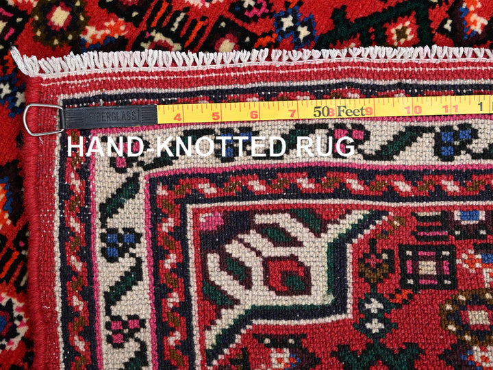 2'5" x 6'4" New Hand Knotted Red Wool Runner Oriental Rug - MOA1022589