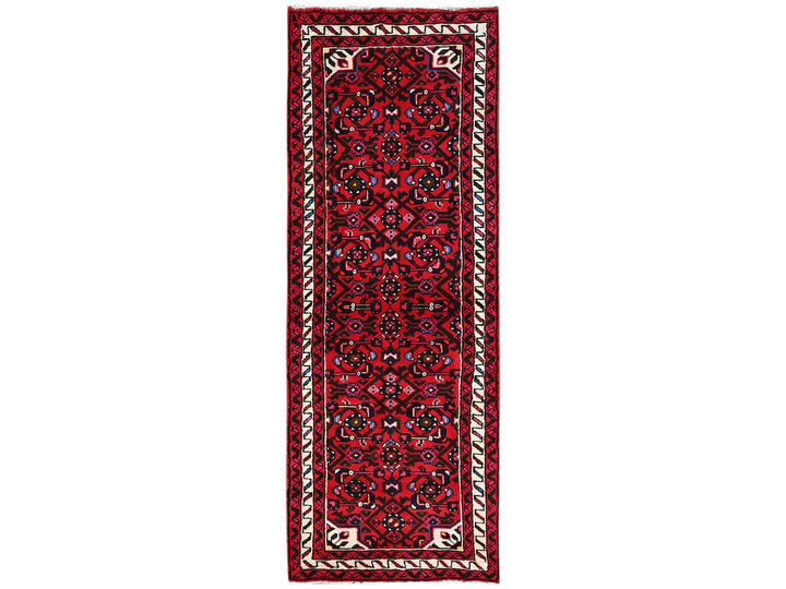 2'3" x 6'5" New Hand Knotted Red Wool Runner Oriental Rug - MOA1022591