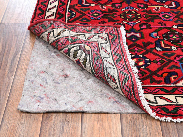 2'3" x 6'5" New Hand Knotted Red Wool Runner Oriental Rug - MOA1022591
