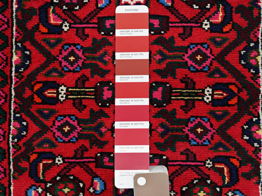 2'3" x 6'5" New Hand Knotted Red Wool Runner Oriental Rug - MOA1022591
