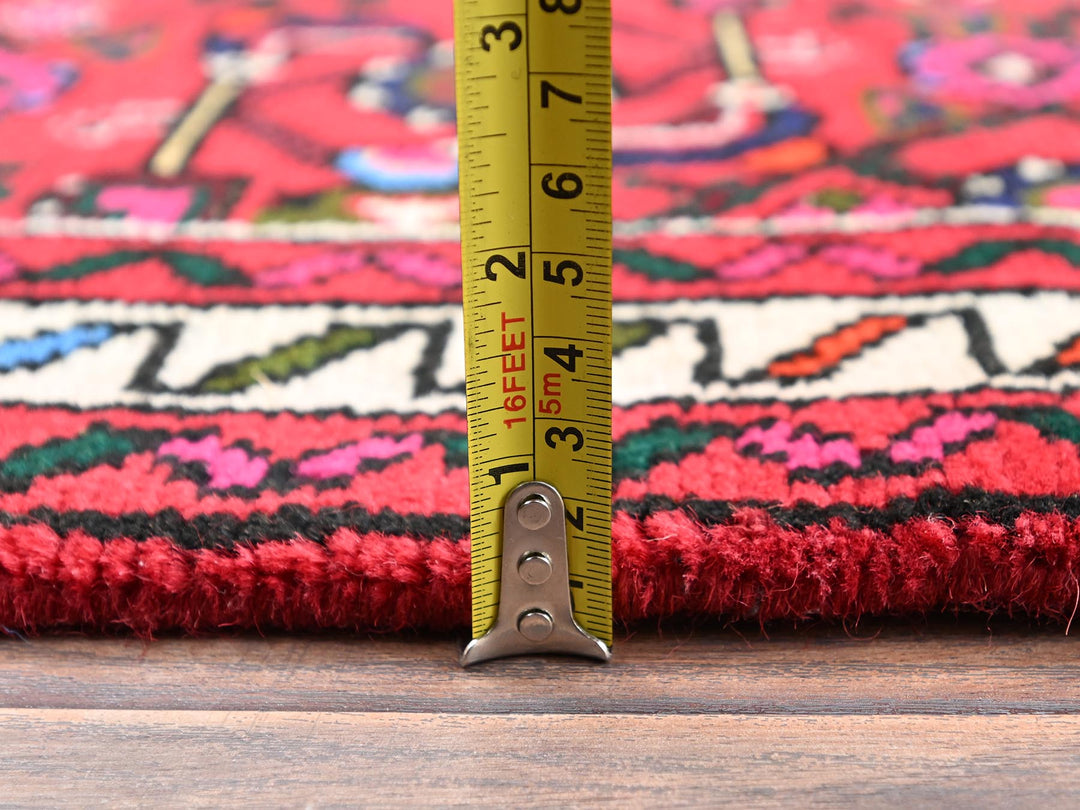 2'3" x 6'5" New Hand Knotted Red Wool Runner Oriental Rug - MOA1022591