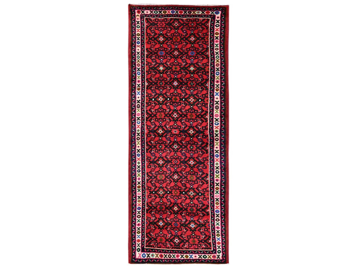 2'3" x 6'3" New Hand Knotted Red Wool Runner Oriental Rug - MOA1022597