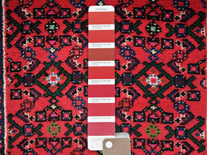 2'3" x 6'3" New Hand Knotted Red Wool Runner Oriental Rug - MOA1022597