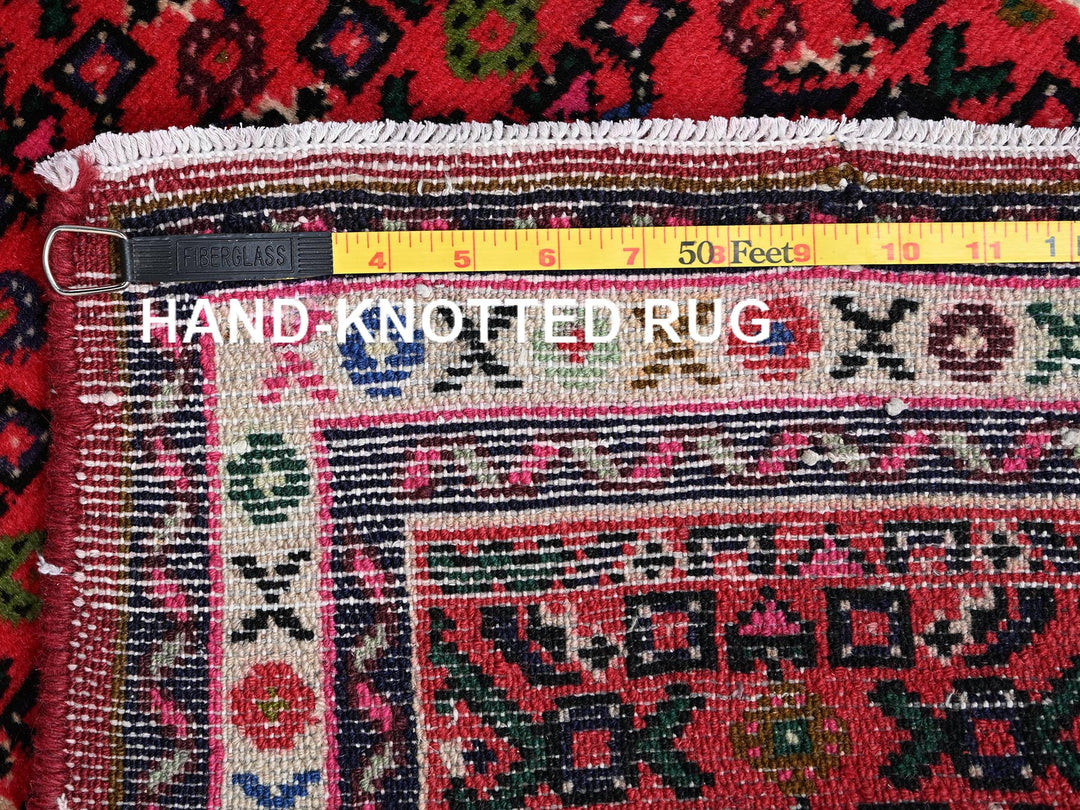 2'3" x 6'3" New Hand Knotted Red Wool Runner Oriental Rug - MOA1022597